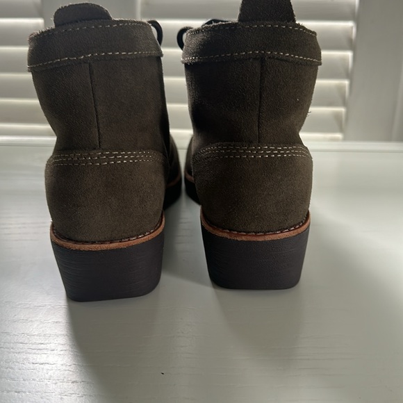 Worx -Red Wing Steel Toe Work Suede Green Boot 5.5 - Picture 5 of 7